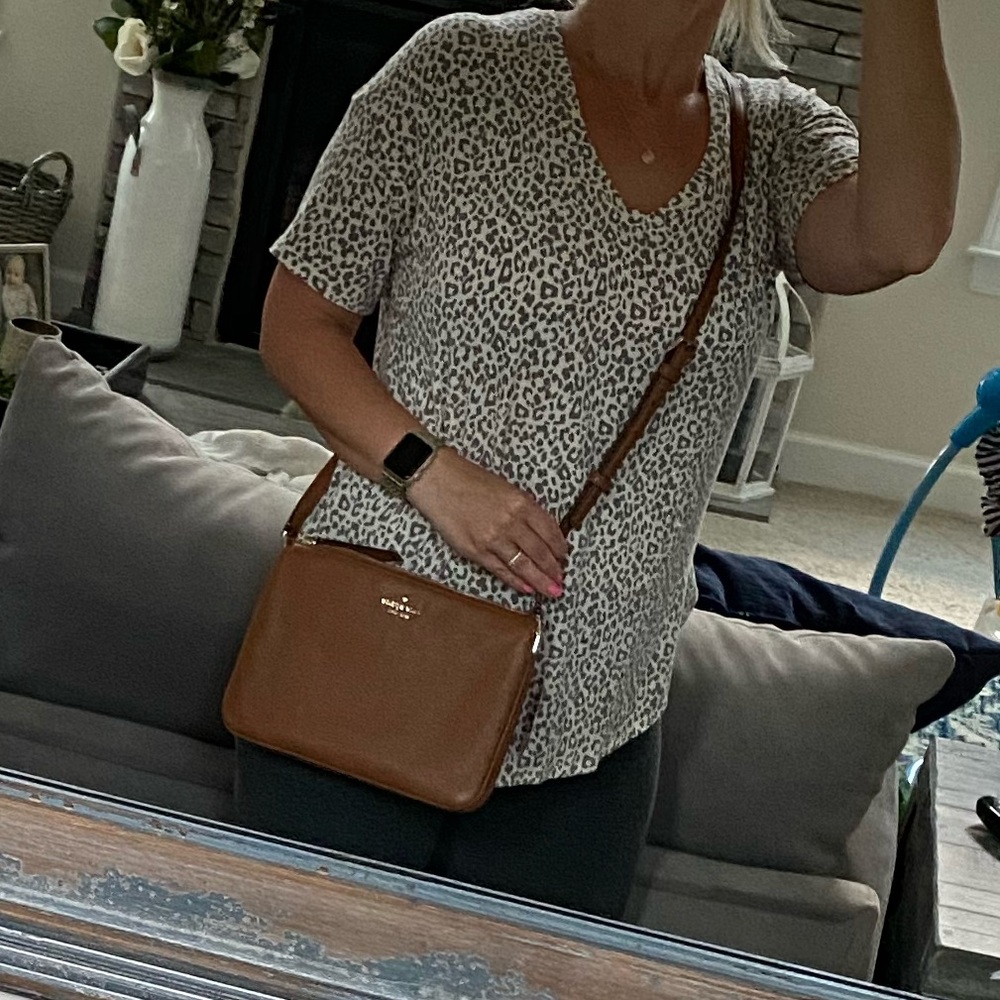 Kate Spade straw crossbody - Picture 10 of 11